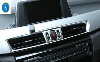 

Yimaautotrims ABS Accessories Interior Warning Light / Air Conditioning AC Outlet Vent Cover Trim Fit For BMW X2 F39 2018 - 2020