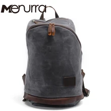 Мужской и Женский Асимметричный тканевый рюкзак с масляным воском, сумка для компьютера, школьная сумка, повседневная водонепроницаемая сумка