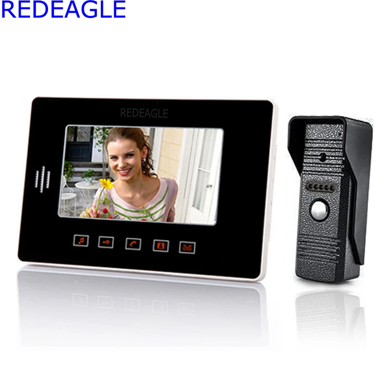 

Home Color Video Door phone DoorBell Intercom System w/ 7 Inch TFT Touch Key Screen Monitor Night Vision IR Outdoor Camera