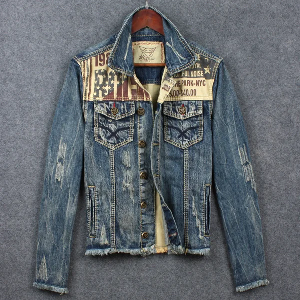 2015 hombres de chaquetas de mezclilla, hombre chaqueta de