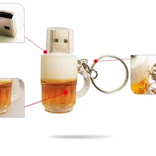 Usb флеш-накопитель 64 Гб мини-Пивная кружка модель ручка-накопитель брелок флэш-карта памяти U диск 4 ГБ 8 ГБ 16 ГБ 32 ГБ Флешка 128 г