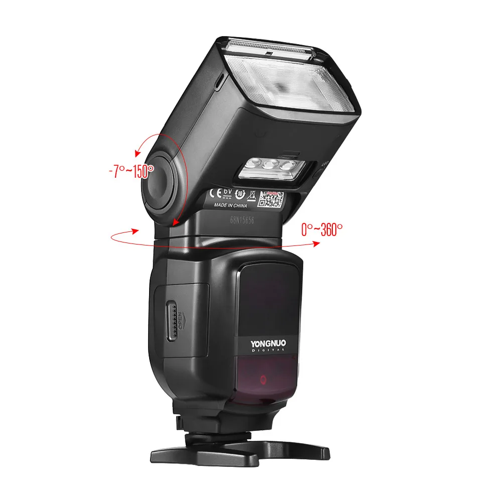 YONGNUO YN968N Беспроводная вспышка Speedlite YN968 N ttl оснащен светодиодный светильник для Canon Nikon DSLR совместим с YN622N YN560