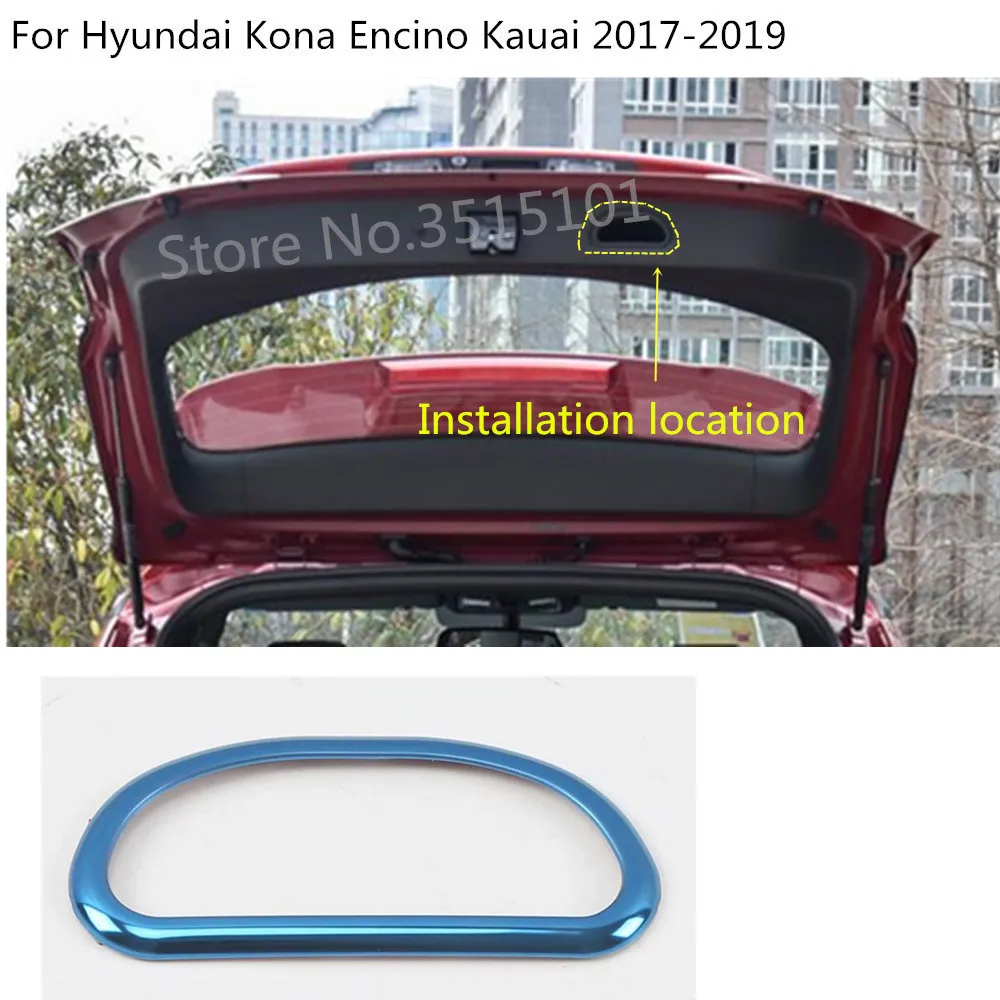 1 шт. автомобильная панель из нержавеющей стали для Hyundai Kona Encino Kauai 2017 2018 2019