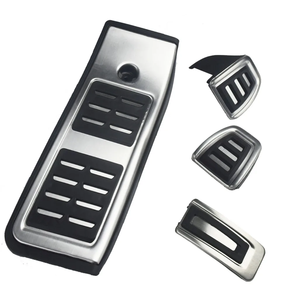 Foot Pedal Rest Fuel Brake Plate Cover For Audi A4 (B9) MT AT Sedan