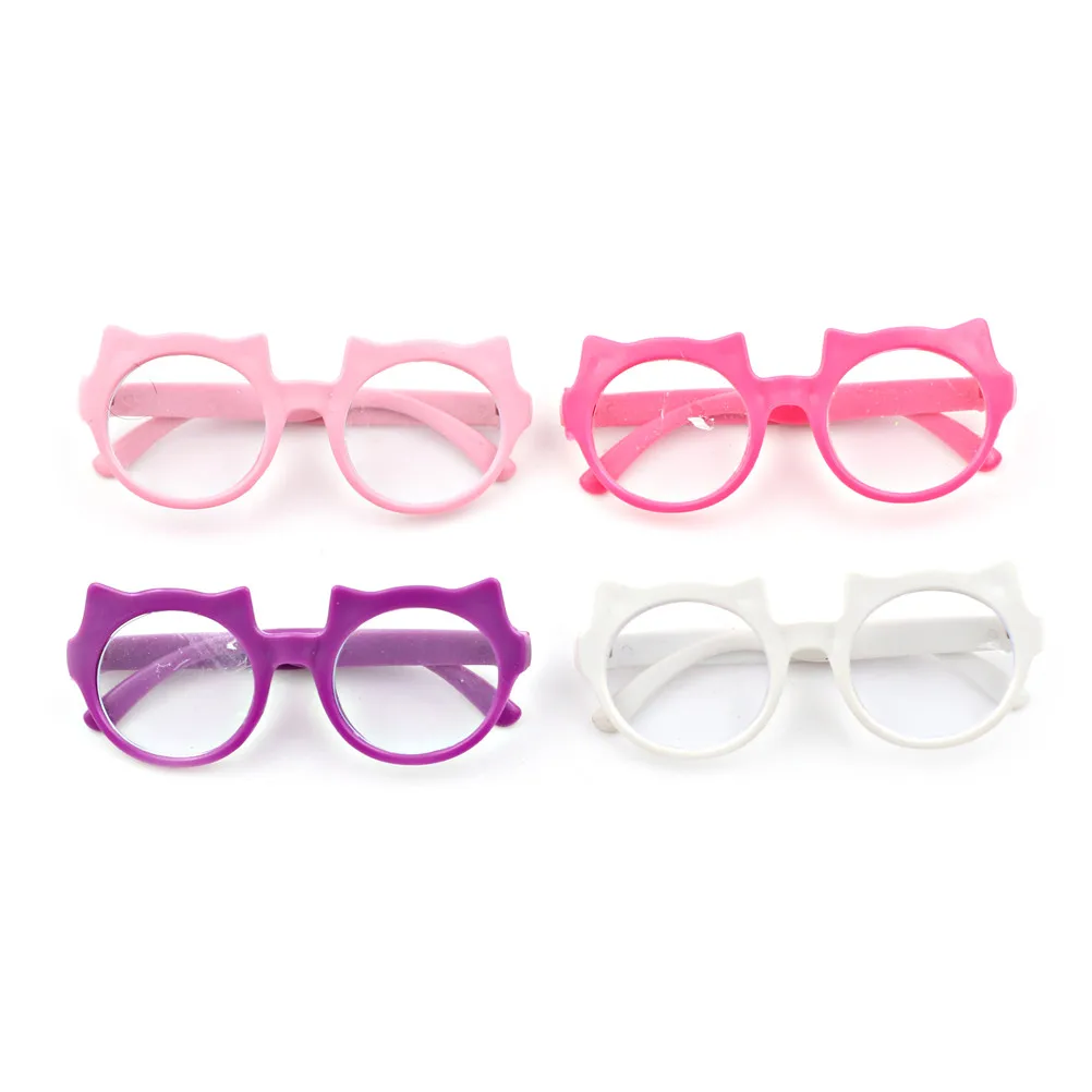 1pc Plastic Doll Glasses For 18 Inch Girl Doll Glasses For 43CM New