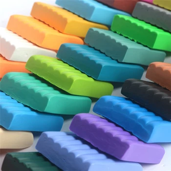 

24 Color DIY Soft Slime Clay Polymer Modelling Clay Set With Tools Nontoxic Fluffy Play Dough Toys Plasticine Toy For Children