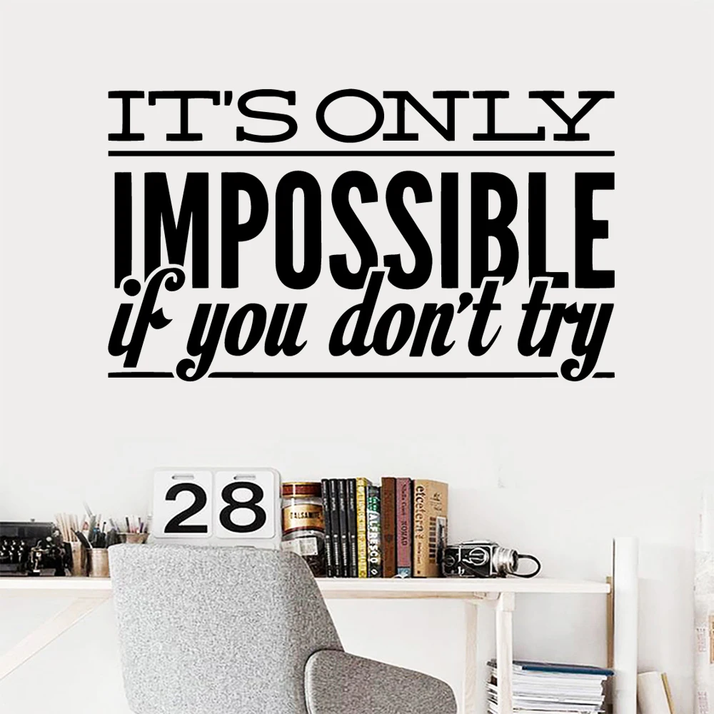 

Cartoon English Quotes Vinyl Self Adhesive Wallpaper Living Room Bedroom Diy Pvc Home Decoration Accessories