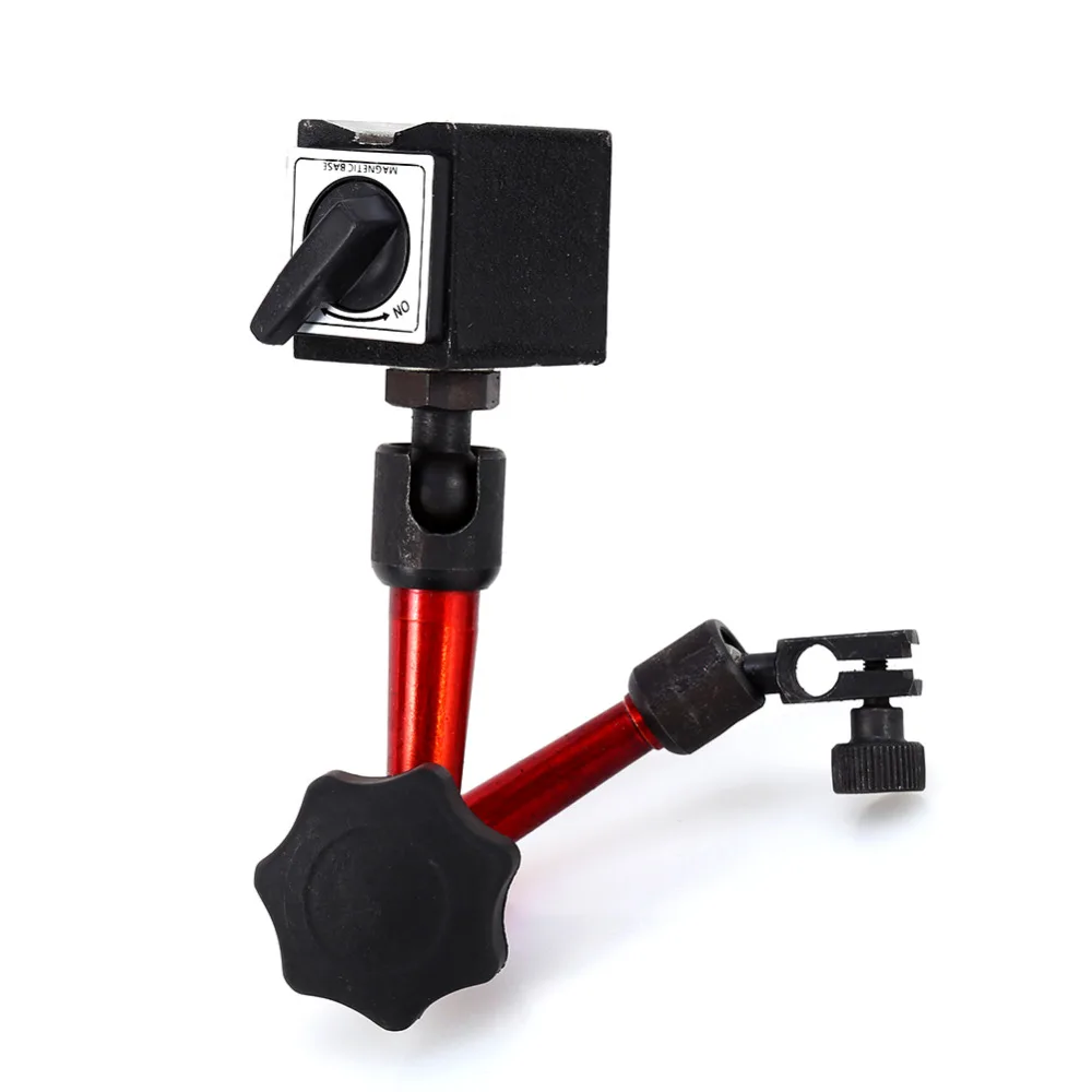 

Universal Flexible Magnetic Base Holder Stand Dial Test Indicator Tool With Stand Measuring Tools Indicator Gauge