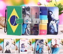 12 colors Cartoon Printing Flip PU Leather Phone Wallet Case For Leagoo M5 Plus 5.5″ Mobile Phone case cover + Tracking