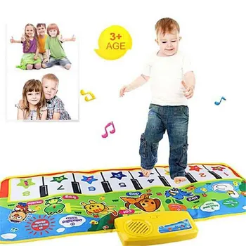 

Baby Musical Piano Mat Music Carpet Newborn Crawling Blanket Touch Play Toy Animal Singing Gym blanket Rug Gift
