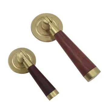 

New Chinese brass high-grade mahogany handle handle drawer door writing desk desk shoe cabinet modern simple single hole