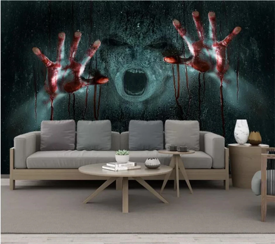 

beibehang Custom wallpaper 3D solid mural realistic vampire horror background wall papers home decor 3d wallpaper papel de pared