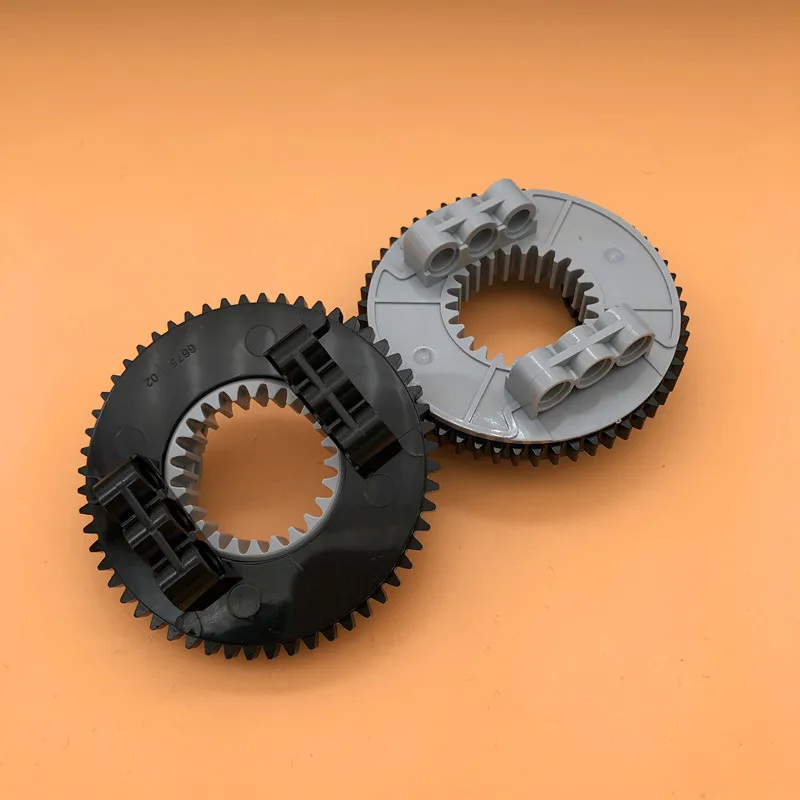 

5Sets/Lot Technic Turntable Large Type 2 Complete Assembly with Black Outside Gear Section (26/56 Teeth) MOC Blocks Bricks Parts