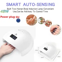 48 W Светодиодный УФ-гель для ногтей отверждения лампы Свет Сушилка для гель-лака машинка для дизайна ногтей#0,7