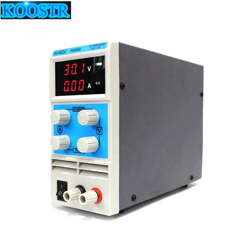 

Adjustable Voltage Regulator PS305D 30V 5A Switching DC Power Supply 0.1V 0.01A Digital Display Laboratory Mini DC Power Supply