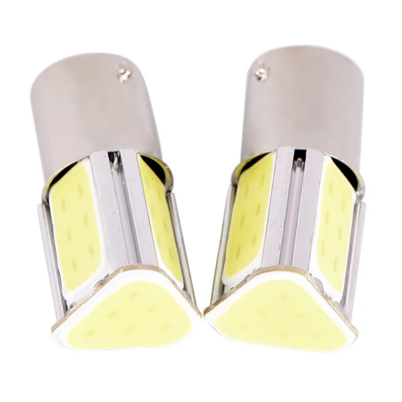 

1PC 4.0cm x 1.7cm Auto 4COB 1.5W LED Car S25 Turn Signal Xenon Lamp Reverse Light External Light Brake Light