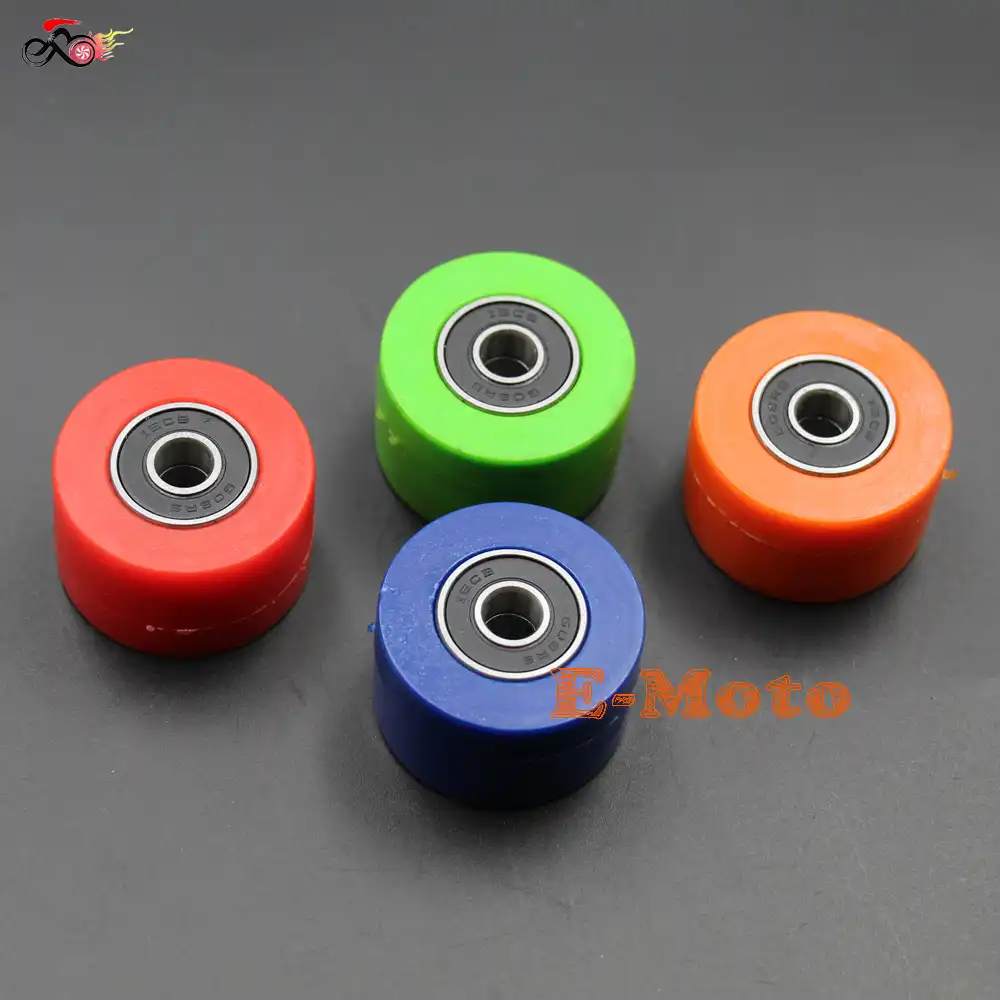 Rullo Tendicatena Per Moto E ATV - Slider Puleggia 8mm O 10mm In Metallo Con Cuscinetti Rinforzati - Foto 8