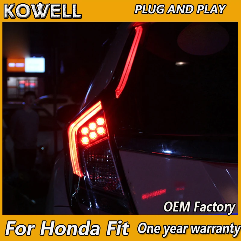 Стайлинг автомобиля KOWELL для Honda Fit GK5 GK 5 светильник 2014 2017 в стиле RS светодиодный