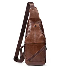 Мужская сумка из натуральной воловьей кожи высокого качества на лямках, сумка на груди, сумка на одно плечо, сумки через плечо