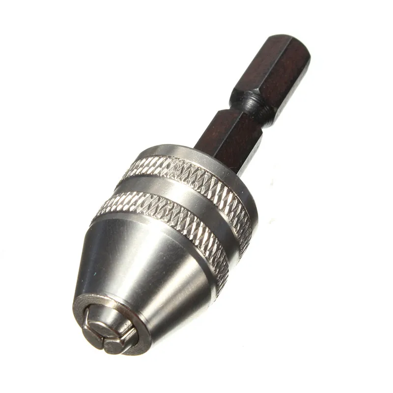 

1pc Keyless Drill Chuck 1/4 Inch Quick Change Adapter Converter Hex Shank Screwdriver