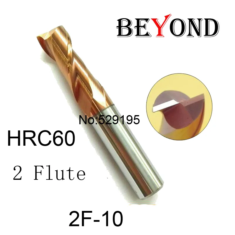 

2F-10 HRC60,carbide Square Flatted End Mills coating:nano TWO flute diameter 10mm, The Lather,boring Bar,cnc,machine