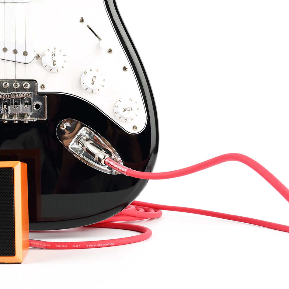 JOYO CM 12 15 футов/4 5 м экранированный моно 6 3 мм Мужской Угловой металлический штекер