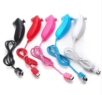 

20pcs/lot New Multi Color Nunchuck Game Controller remote Game Handle for Nintendo Wii