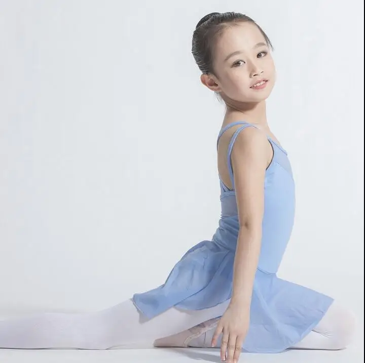 

Gymnastics Dress for Girls Toddler Kids Gymnastics Ballet Leotard Dance Dress Tutu Chiffon Dancing class Skirt Costumes Skating