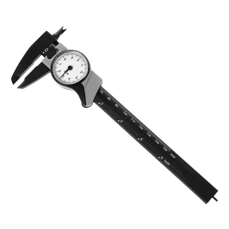 

Vernier Caliper 0-150mm 0.1mm Inner Outer Diameter Depth Gauge Shockproof w/ box