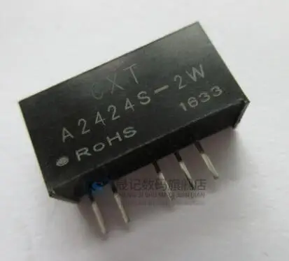 DC-DC изолированные модуль питания A2424S-2W двойной Выход входят 24V положительный и