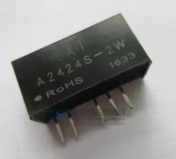 

DC-DC Isolated power module A2424S-2W Dual output enter 24V Output Positive and negative 24V 2W