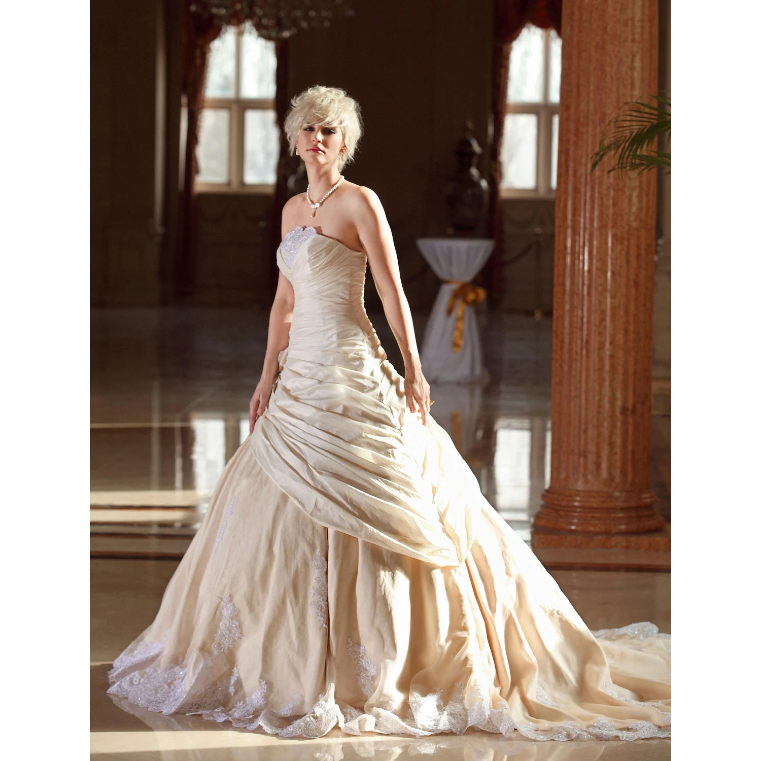 Buy LAN TING BRIDE A Line Wedding Dress