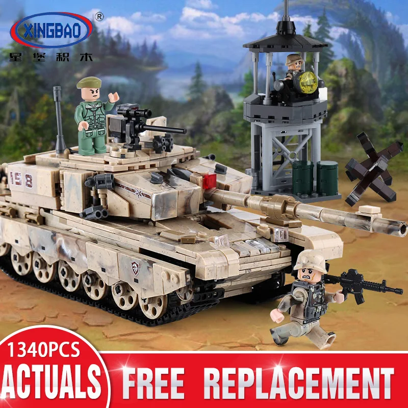 

XINGBAO 06021 The 99 Tank Set Military Tank Model Building Blocks Bricks Boys Christmas Gift for Children