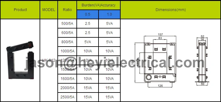 HK-812 split core CT current transformer