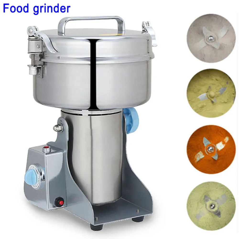 Full Stainless steel grain milling machine, Small household Superfine