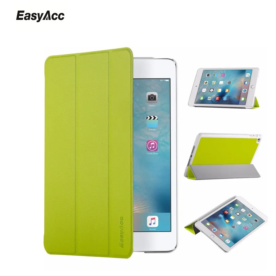 

Easyacc Case for iPad mini 4, 7.9 inch Ultra Slim Fit Leather Smart Case Rubberized Back Magnet Cover for iPad mini 4 2015