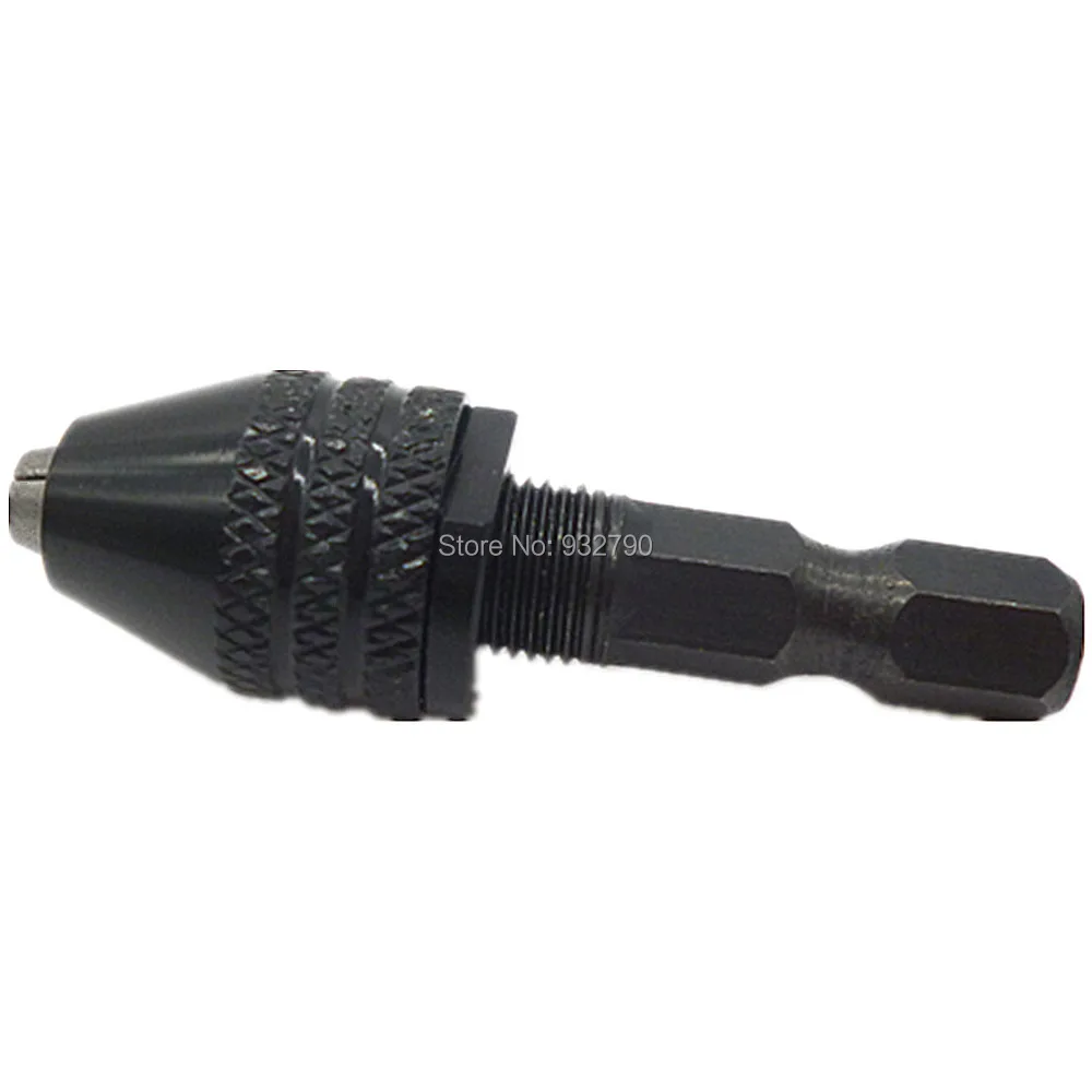 Keyless Drill Bit Chuck Quick Change Adapter Converter Hex Shank