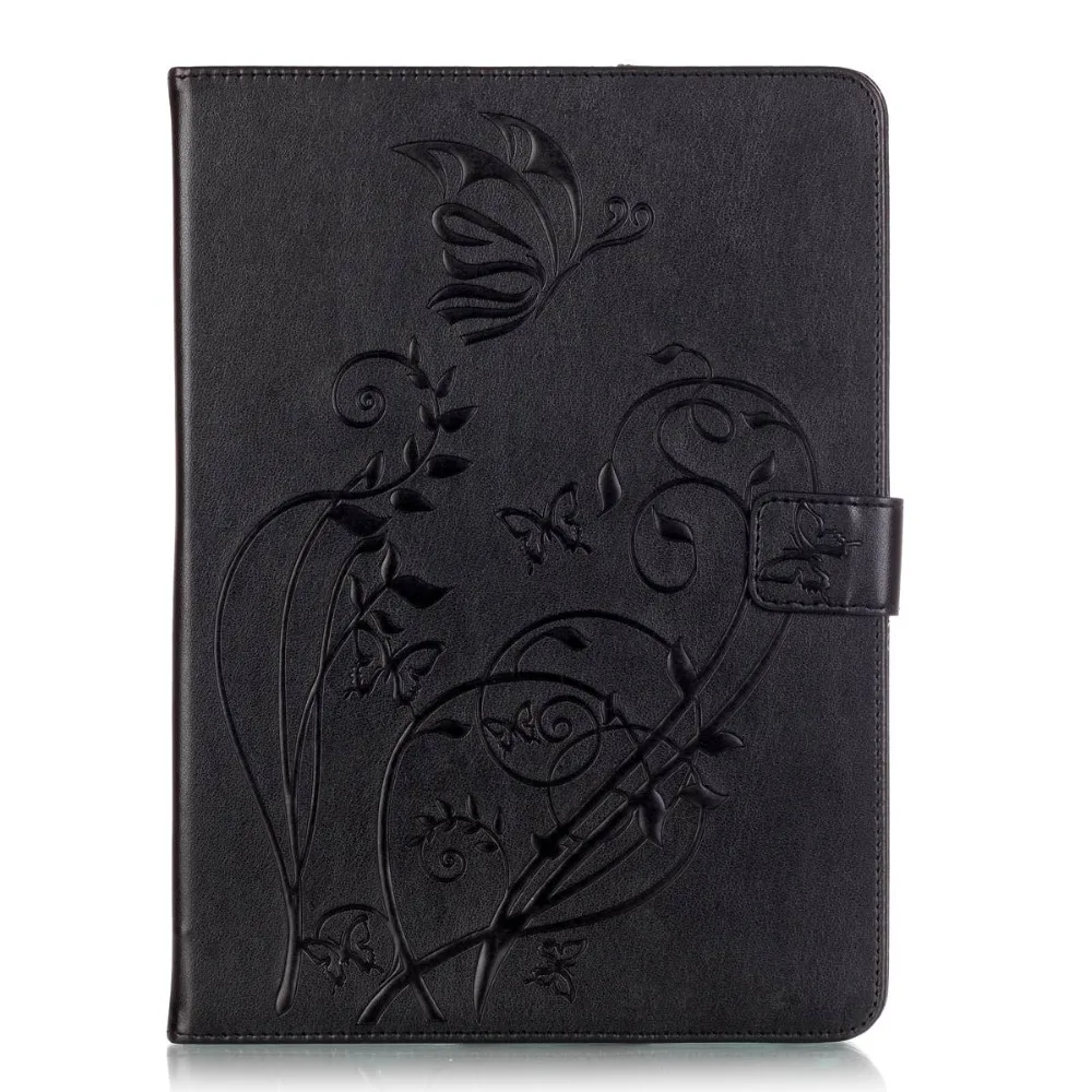 

Black Embossing pattern pu leather filp Case for Samsung Galaxy Tab A8.0 T230 280 377 550 560 715 815 Stand Case Card Holder