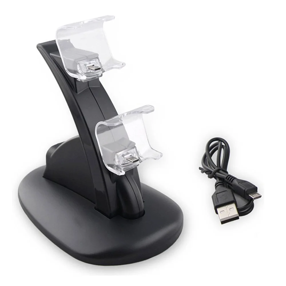 PS4 Контроллер Dual charger Dock usb зарядная подставка станция для sony Playstation 4 PS4/PS4 Slim/PS4 Pro джойстик