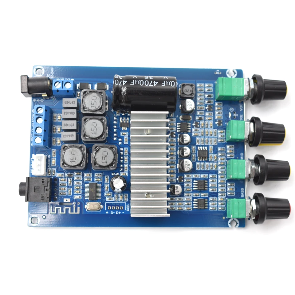 Lusya TPA3116 Bluetooth 4 2 цифровой усилитель 50 Вт * 0 канальный аудио с регулировкой
