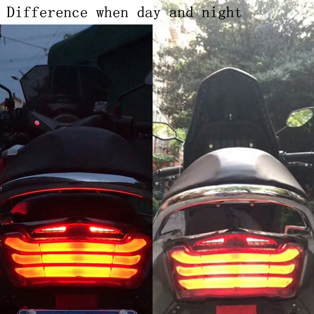 

Modified Motorcycle NMAX nmax rear led cover taillamp tail lamp light cover for yamaha nmax155 nmax125 2016 2017 2018