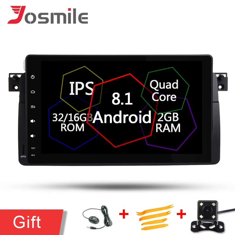 

Android 8.1 9'' 32GB ROM Car Multimedia GPS Navigation For BMW/E46/M3/MG/ZT/Rover 75 Stereo Radio DVD Player Wifi BT 4.0 SWC FM