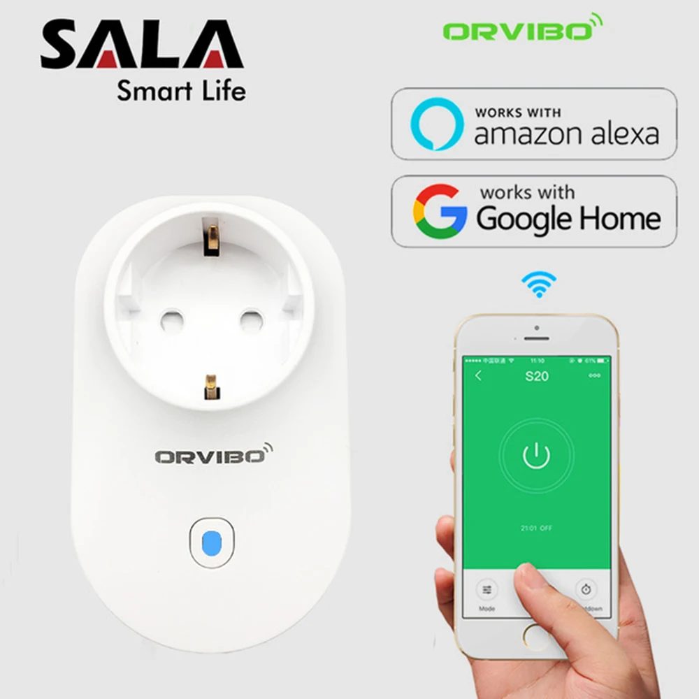 2018 Новый ORvibo домашняя Автоматизация WIFI таймер S25 ЕС умная розетка умный дом