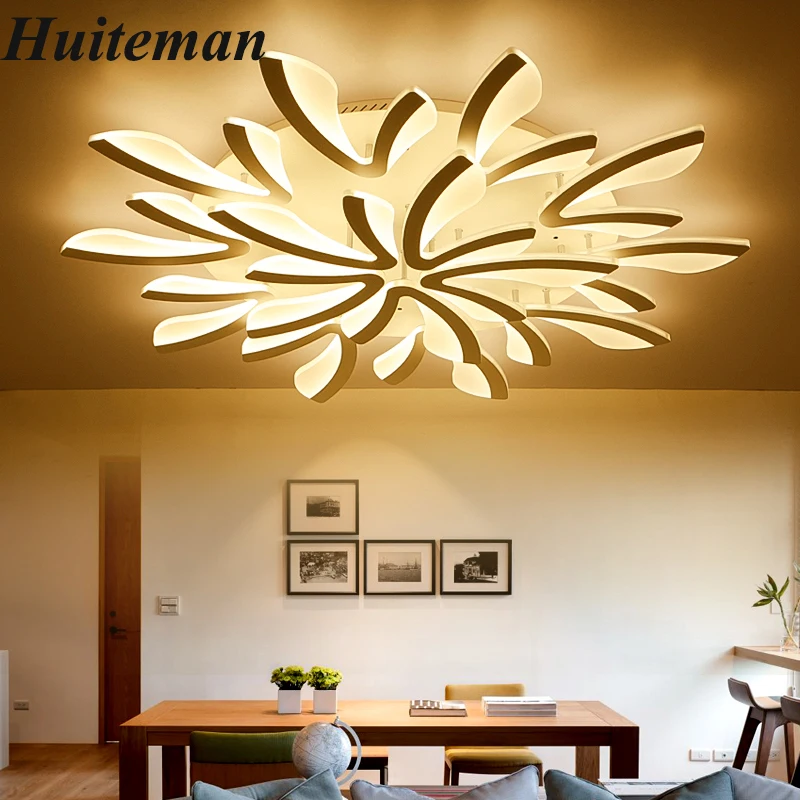 

New Modern Ceiling Lights LED Ceiling Lamp Aluminum Acrylic White Dimmable For Indoor Home Lighting Dining Room Bedroom Fixtures