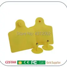 1-5 метров пассивные инопланетяне 860~ 960 МГц идентификация скота UHF RFID ушные метки для животных для дальнего диапазона uhf rfid считыватель