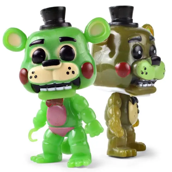 Пять ночей у Фредди около 10 см ПВХ фигурку FNAF Бонни Фокси Fazbear Медведь кукла для