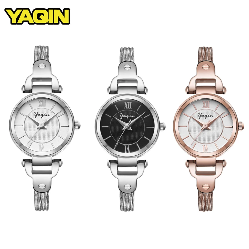 

YAQIN New Fashion Women Watch Elegant Ladies Quartz Watches Steel Mesh Bracelet Dress Women watch reloj mujer montre femme