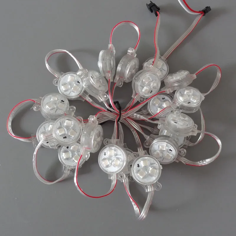 300 шт. ws2811/LPD6803/WS2801/DMX512/1908 IC дополнительно D30 5050SMD RGB 3 светодиода светодиодный