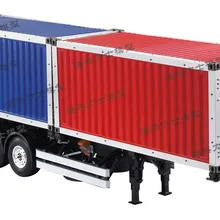 Прицеп рамочный контейнер прозрачный экологически чистый пвх материал e для 1/14 масштаб Tamiya по супер скидке трактор, грузовики Benz 1851 SCA R470 R620