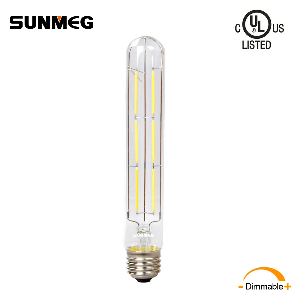 SUNMEG Dimmable T30 * 185 Tubulaire Vintage E27 Edison Ampoule LED
